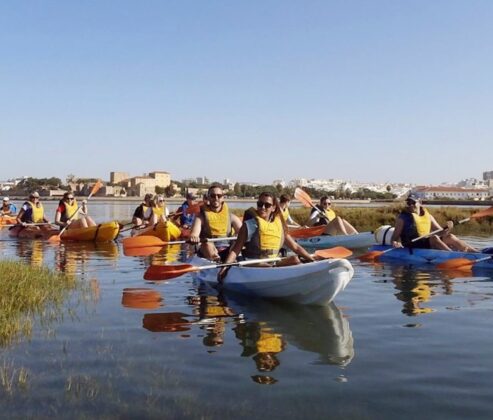 Guided Kayak Tour Algarve Ria Formosa Faro with Lands